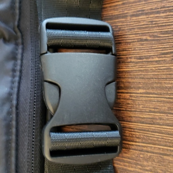 Pink and Grey Padded Travel Pack with 2 Zippered Pockets and Detachable Pouch - Picture 10 of 10